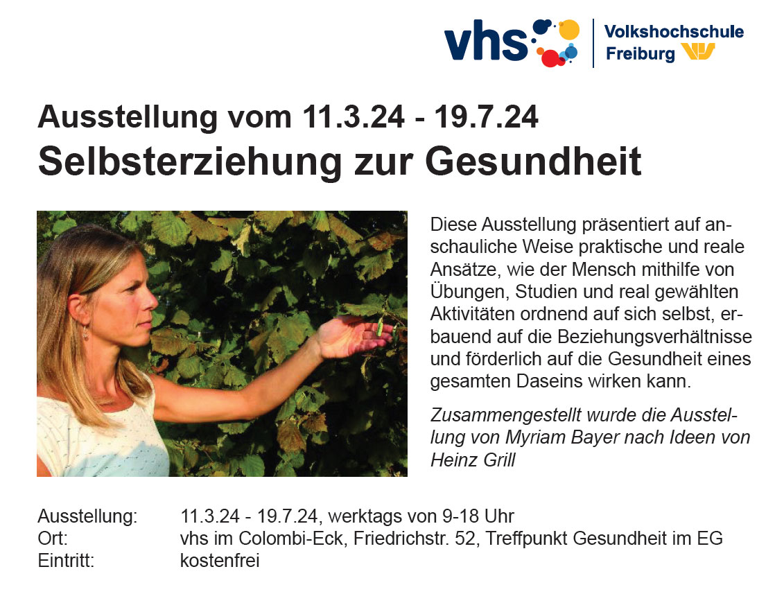 Ausstellung in der VHS Freiburg